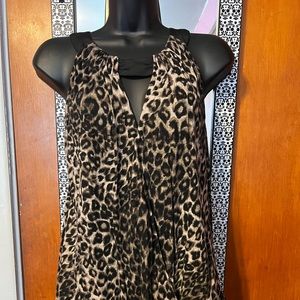 Kenneth Cole cheetah print blouse
